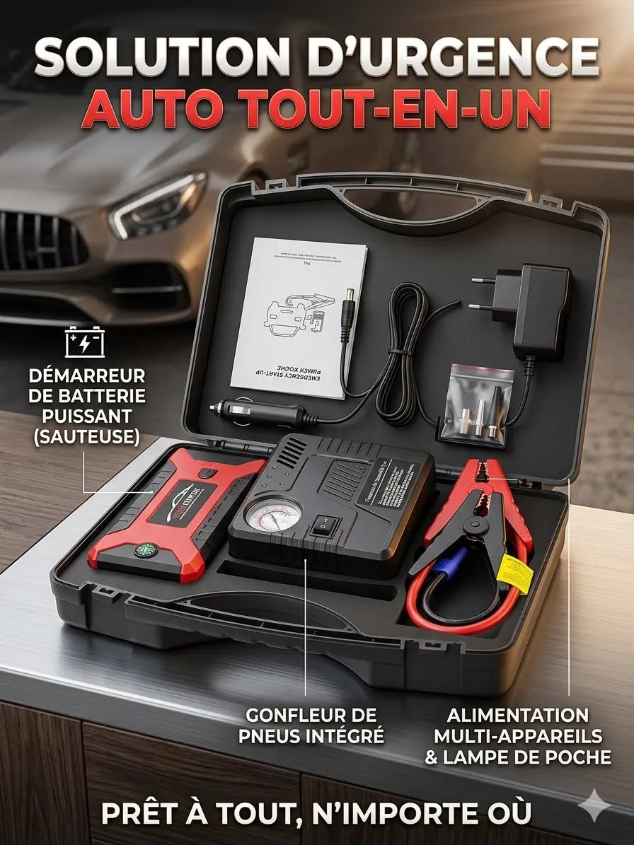 Power Bank 99800mAh - Jump Car Starter Emergency Start-up Charger 600A