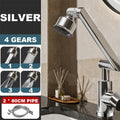 Robinet Lavabo 360° GRIS et INOX