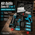 Kit Outils makita Sans Fil 3 en 1