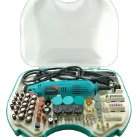 Pack lamme circulaires en acier + mini meuleuse 211 pcs