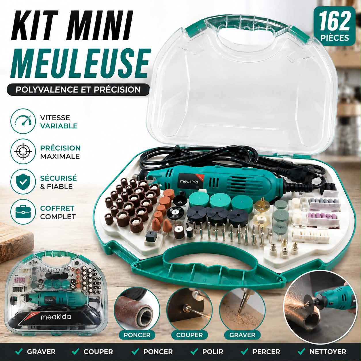 Mini Meuleuse  162 piece