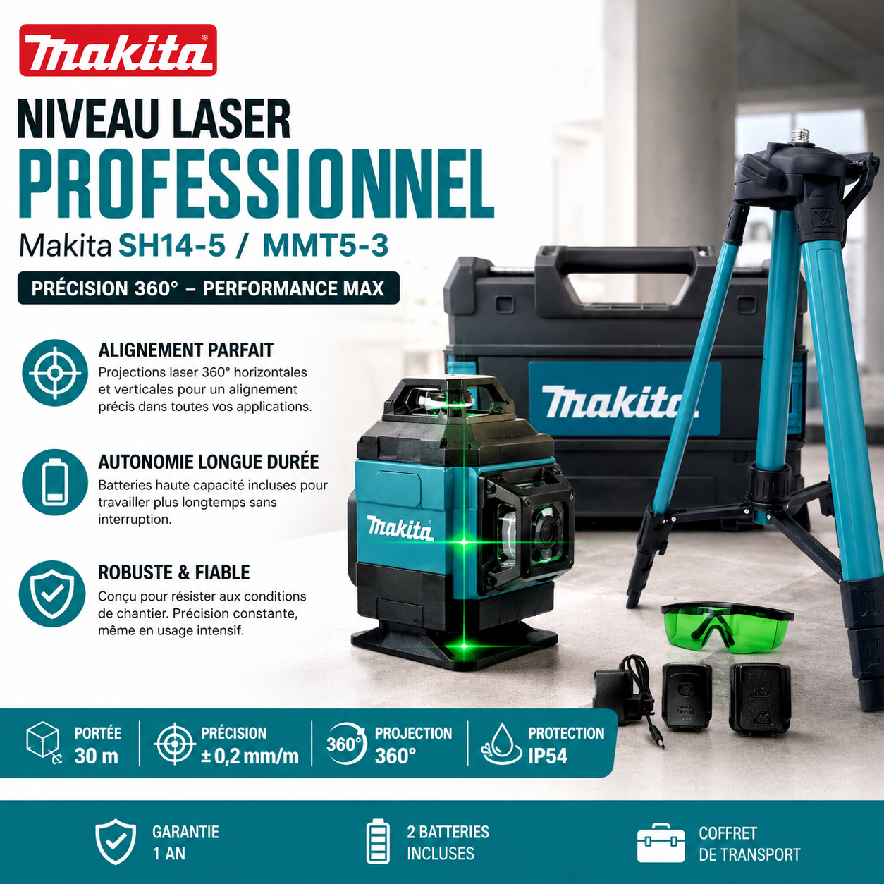 Niveau Laser 360° Makita
