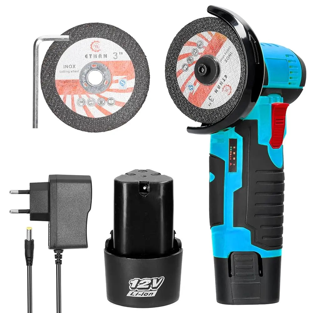 Mini Meule double batteries 12V 1950 RPM AVEC 6 Disques gratuite