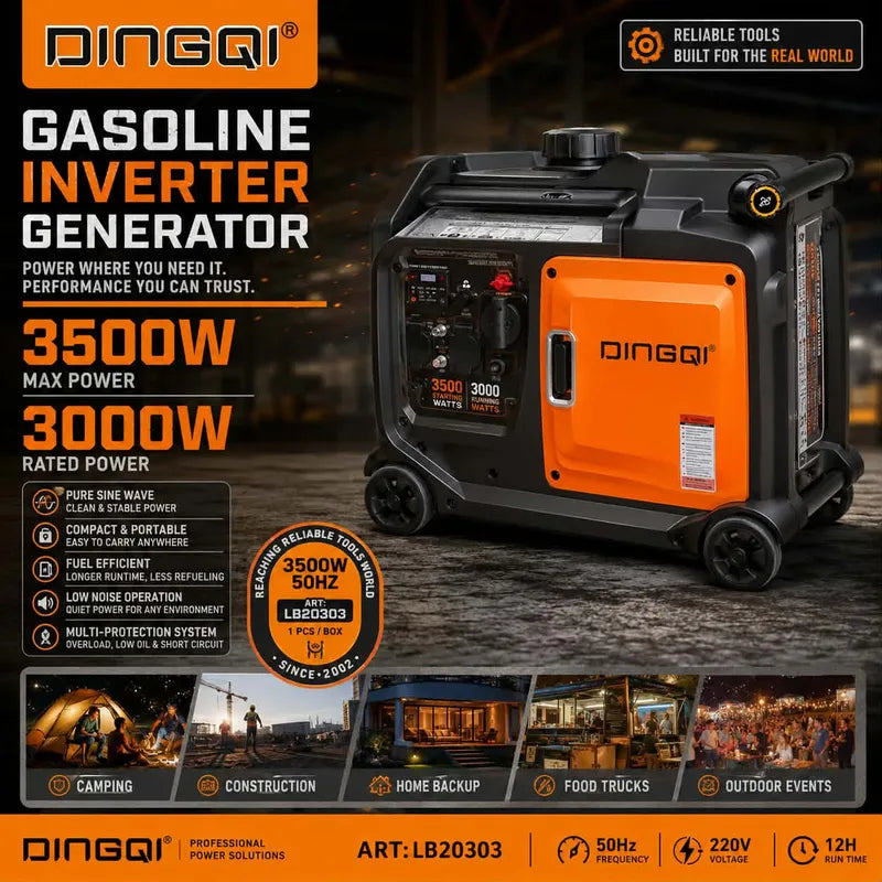 Groupe Électrogène Inverter DINGQI AIVOLT3500W