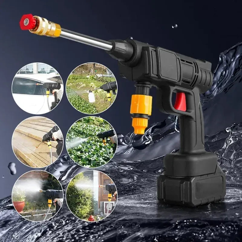 رشاش المياه عالي الضغط متعدد الاستخدامات – Sans fil 2 batteries 88 V