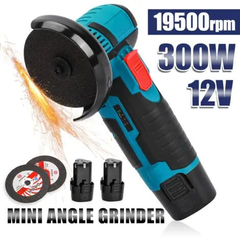 Mini Meule double batteries 12V 1950 RPM AVEC 6 Disques gratuite